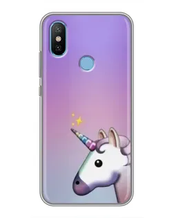 Чехол для Xiaomi Mi6X с картинкой «Единорог градиент» Чехол для Xiaomi Mi6X с картинкой «Единорог градиент»