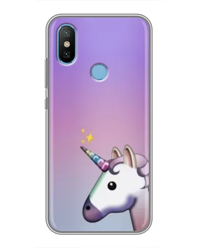 Чехол для Xiaomi Mi6X с картинкой «Единорог градиент»