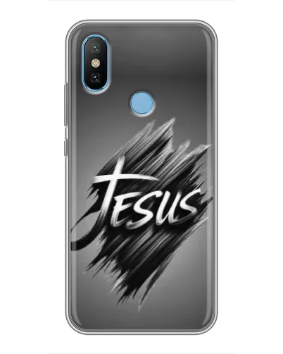 Чехол для Xiaomi Mi6X с картинкой «Надпись Jesus Graffiti» Чехол для Xiaomi Mi6X с картинкой «Надпись Jesus Graffiti»