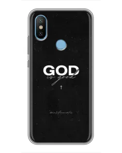 Чехол для Xiaomi Mi6X с картинкой «GOD — Бог над всем»