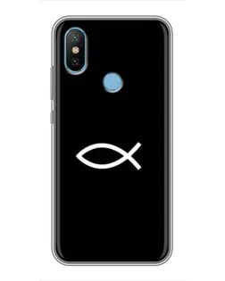 Чехол для Xiaomi Mi6X с картинкой «Символ рыбы Jesus» Чехол для Xiaomi Mi6X с картинкой «Символ рыбы Jesus»