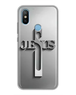 Чехол для Xiaomi Mi6X с картинкой «Металлический крест Jesus» Чехол для Xiaomi Mi6X с картинкой «Металлический крест Jesus»