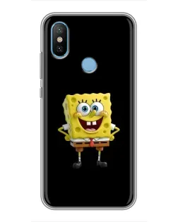 Чехол для Xiaomi Mi6X с картинкой «Классический Губка Боб»