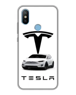 Чехол для Xiaomi Mi6X с картинкой «Tesla White Style»