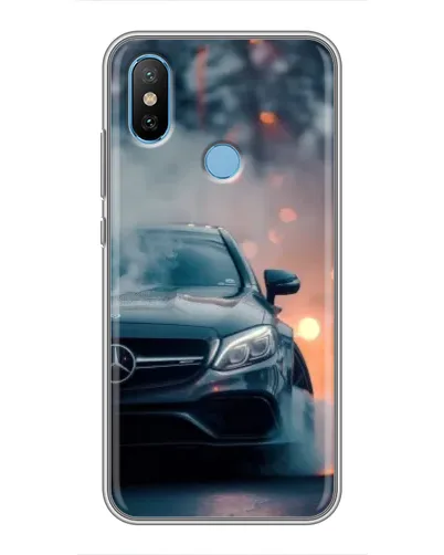 Чехол для Xiaomi Mi6X с картинкой «Mercedes — ночной город» Чехол для Xiaomi Mi6X с картинкой «Mercedes — ночной город»