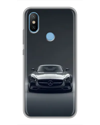 Чехол для Xiaomi Mi6X с картинкой «Mercedes на черном» Чехол для Xiaomi Mi6X с картинкой «Mercedes на черном»
