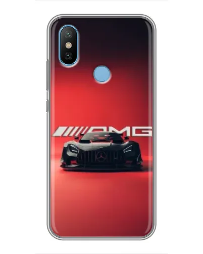 Чехол для Xiaomi Mi6X с картинкой «Mercedes AMG — красная линия» Чехол для Xiaomi Mi6X с картинкой «Mercedes AMG — красная линия»