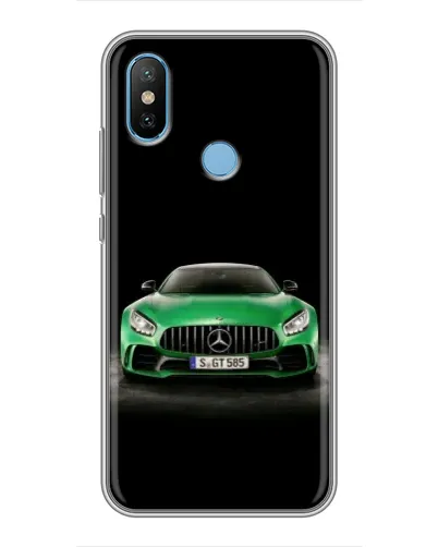 Чехол для Xiaomi Mi6X с картинкой «Mercedes — неоновый лого» Чехол для Xiaomi Mi6X с картинкой «Mercedes — неоновый лого»