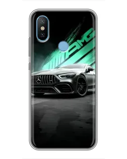 Чехол для Xiaomi Mi6X с картинкой «Темный Mercedes AMG»