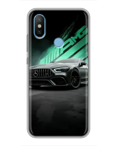 Чехол для Xiaomi Mi6X с картинкой «Темный Mercedes AMG» Чехол для Xiaomi Mi6X с картинкой «Темный Mercedes AMG»