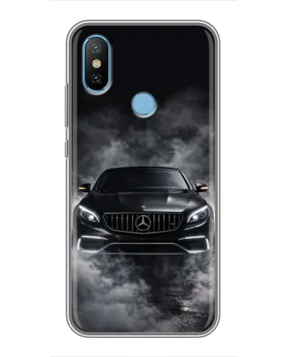 Чехол для Xiaomi Mi6X с картинкой «Mercedes в дыму» Чехол для Xiaomi Mi6X с картинкой «Mercedes в дыму»