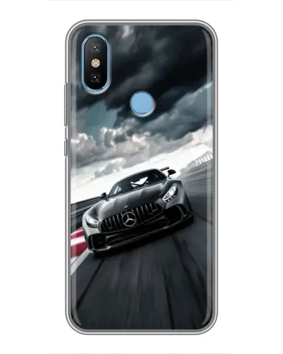 Чехол для Xiaomi Mi6X с картинкой «Гоночный Mercedes AMG» Чехол для Xiaomi Mi6X с картинкой «Гоночный Mercedes AMG»