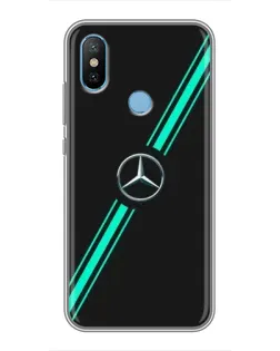 Чехол для Xiaomi Mi6X с картинкой «Спортивные линии Mercedes» Чехол для Xiaomi Mi6X с картинкой «Спортивные линии Mercedes»