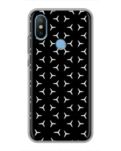 Чехол для Xiaomi Mi6X с картинкой «Mercedes паттерн звезд» Чехол для Xiaomi Mi6X с картинкой «Mercedes паттерн звезд»