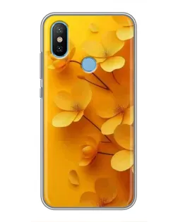 Чехол для Xiaomi Mi6X с картинкой «Золотые лепестки» Чехол для Xiaomi Mi6X с картинкой «Золотые лепестки»
