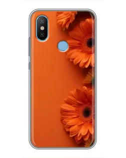 Чехол для Xiaomi Mi6X с картинкой «Оранжевые герберы» Чехол для Xiaomi Mi6X с картинкой «Оранжевые герберы»