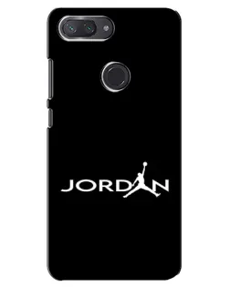 Чехол для Xiaomi Mi 8 Lite с картинкой «Jordan White Logo»