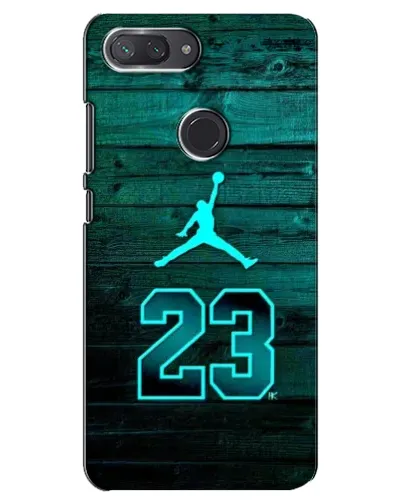 Чехол для Xiaomi Mi 8 Lite с картинкой «Jordan Cyan 23»