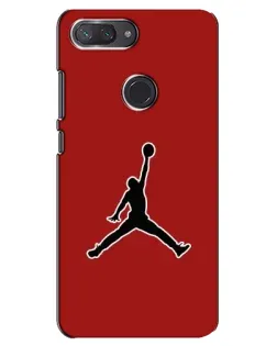 Чехол для Xiaomi Mi 8 Lite с картинкой «Jordan Red Back»