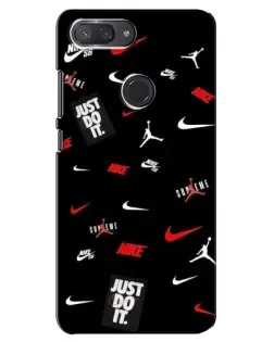 Чехол для Xiaomi Mi 8 Lite с картинкой «Nike Mix Pattern»
