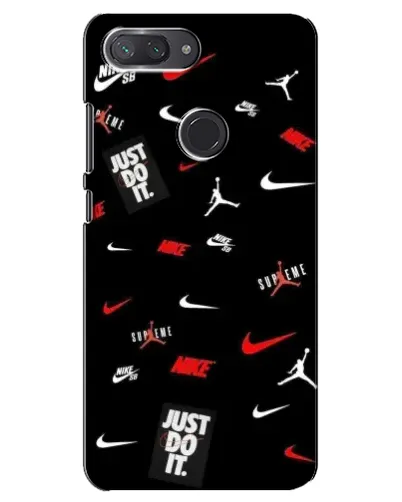 Чехол для Xiaomi Mi 8 Lite с картинкой «Nike Mix Pattern»