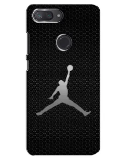 Чехол для Xiaomi Mi 8 Lite с картинкой «Jordan Dark Carbon»