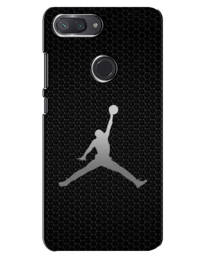 Чехол для Xiaomi Mi 8 Lite с картинкой «Jordan Dark Carbon»
