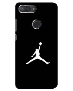 Чехол для Xiaomi Mi 8 Lite с картинкой «Jordan Silhouette»