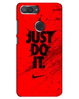 Чехол для Xiaomi Mi 8 Lite с картинкой «Nike Just Do It»