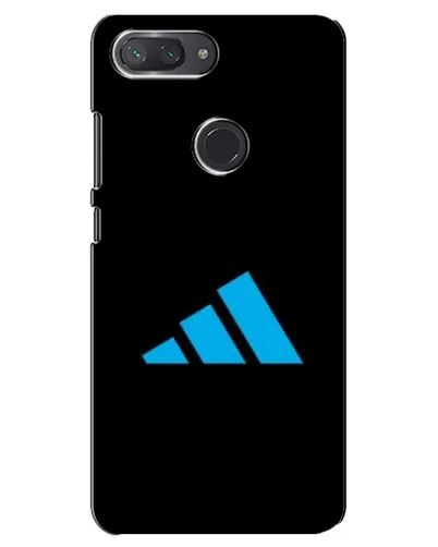 Чехол для Xiaomi Mi 8 Lite с картинкой «Adidas Cyan Logo»