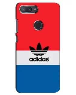 Чехол для Xiaomi Mi 8 Lite с картинкой «Ретро блоки Adidas»