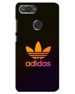 Чехол для Xiaomi Mi 8 Lite с картинкой «Градиент Adidas»