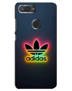 Чехол для Xiaomi Mi 8 Lite с картинкой «Неоновый Adidas»
