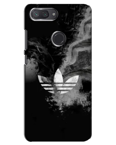 Чехол для Xiaomi Mi 8 Lite с картинкой «Абстрактный дым Adidas»