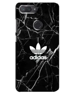 Чехол для Xiaomi Mi 8 Lite с картинкой «Белый мрамор Adidas»