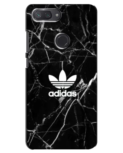 Чехол для Xiaomi Mi 8 Lite с картинкой «Белый мрамор Adidas»
