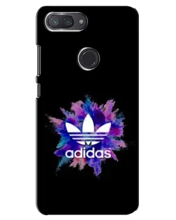 Чехол для Xiaomi Mi 8 Lite с картинкой «Взрыв красок Adidas»