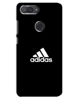 Чехол для Xiaomi Mi 8 Lite с картинкой «Черная классика Adidas»
