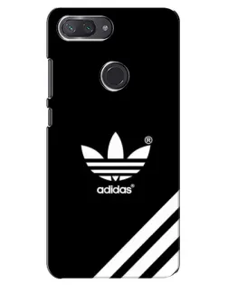 Чехол для Xiaomi Mi 8 Lite с картинкой «Adidas с диагональными полосами»