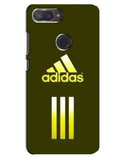 Чехол для Xiaomi Mi 8 Lite с картинкой «Оливковый градиент Adidas»