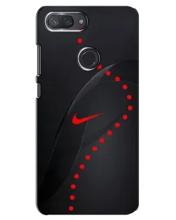 Чехол для Xiaomi Mi 8 Lite с картинкой «Абстрактный дизайн Nike»