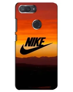 Чехол для Xiaomi Mi 8 Lite с картинкой «Nike — вечерний горизонт»