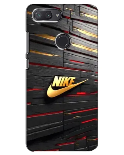 Чехол для Xiaomi Mi 8 Lite с картинкой «Золотой Nike на металле» Чехол для Xiaomi Mi 8 Lite с картинкой «Золотой Nike на металле»