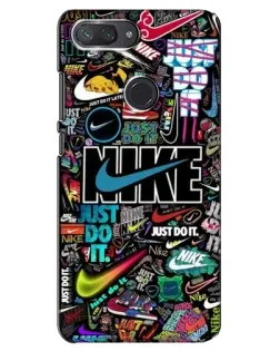 Чехол для Xiaomi Mi 8 Lite с картинкой «Яркий коллаж Nike» Чехол для Xiaomi Mi 8 Lite с картинкой «Яркий коллаж Nike»