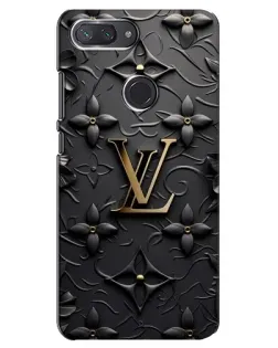 Чехол для Xiaomi Mi 8 Lite с картинкой «Кожаная текстура LV»