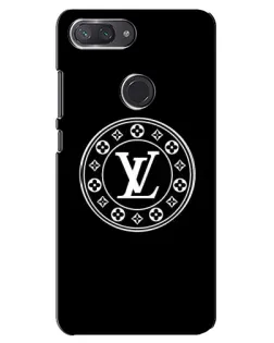 Чехол для Xiaomi Mi 8 Lite с картинкой «LV — печать стиля»