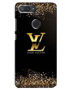 Чехол для Xiaomi Mi 8 Lite с картинкой «LV — золотые искры»