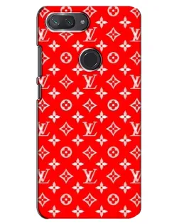 Чехол для Xiaomi Mi 8 Lite с картинкой «Яркий паттерн LV»