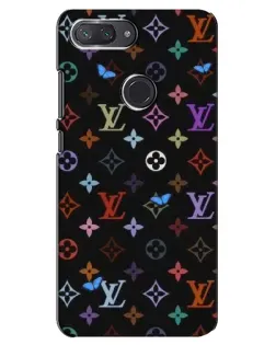 Чехол для Xiaomi Mi 8 Lite с картинкой «Цветная монограмма LV»