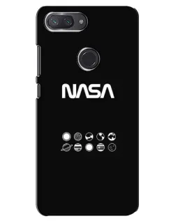 Чехол для Xiaomi Mi 8 Lite с картинкой «NASA — технический принт» Чехол для Xiaomi Mi 8 Lite с картинкой «NASA — технический принт»